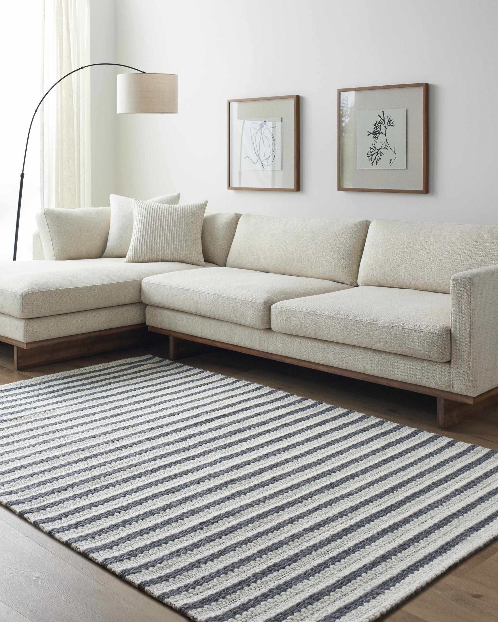 Laleh Cream & Gray Area Rug - Clearance - Ornate Home