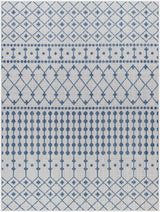 Lali Blue & Gray Outdoor Area Rug - Clearance - Ornate Home