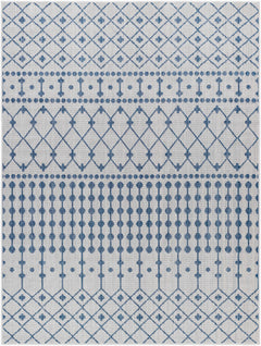 Lali Blue & Gray Outdoor Area Rug - Clearance - Ornate Home