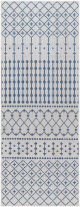 Lali Blue & Gray Outdoor Area Rug - Clearance - Ornate Home
