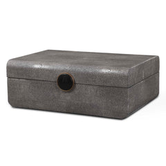 Lalique Gray Art Deco Box - Ornate Home
