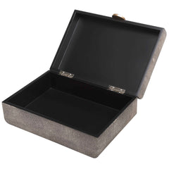 Lalique Gray Art Deco Box - Ornate Home