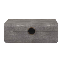 Lalique Gray Art Deco Box - Ornate Home
