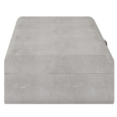 Lalique White Shagreen Box - Ornate Home