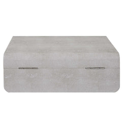 Lalique White Shagreen Box - Ornate Home
