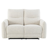 Lalisa Cream Power Motion Loveseat - Ornate Home