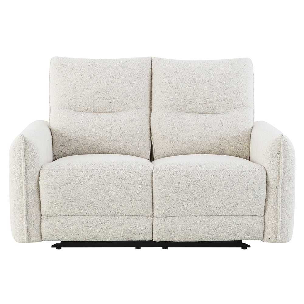 Lalisa Cream Power Motion Loveseat - Ornate Home