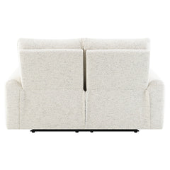 Lalisa Cream Power Motion Loveseat - Ornate Home
