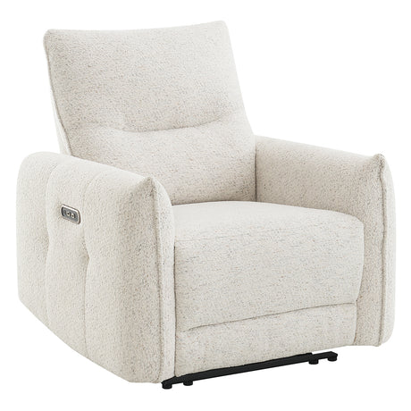 Lalisa Cream Power Motion Recliner - Ornate Home