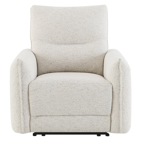Lalisa Cream Power Motion Recliner - Ornate Home