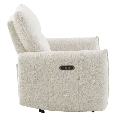 Lalisa Cream Power Motion Recliner - Ornate Home