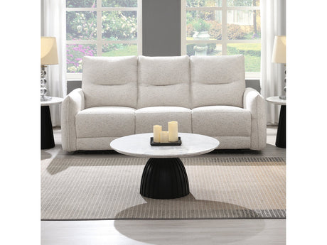 Lalisa Cream Power Motion Sofa - Ornate Home