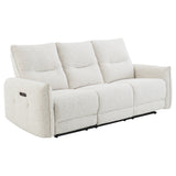 Lalisa Cream Power Motion Sofa - Ornate Home