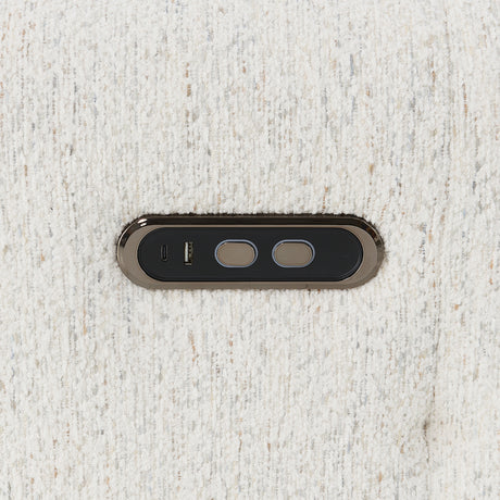 Lalisa Cream Power Motion Sofa - Ornate Home