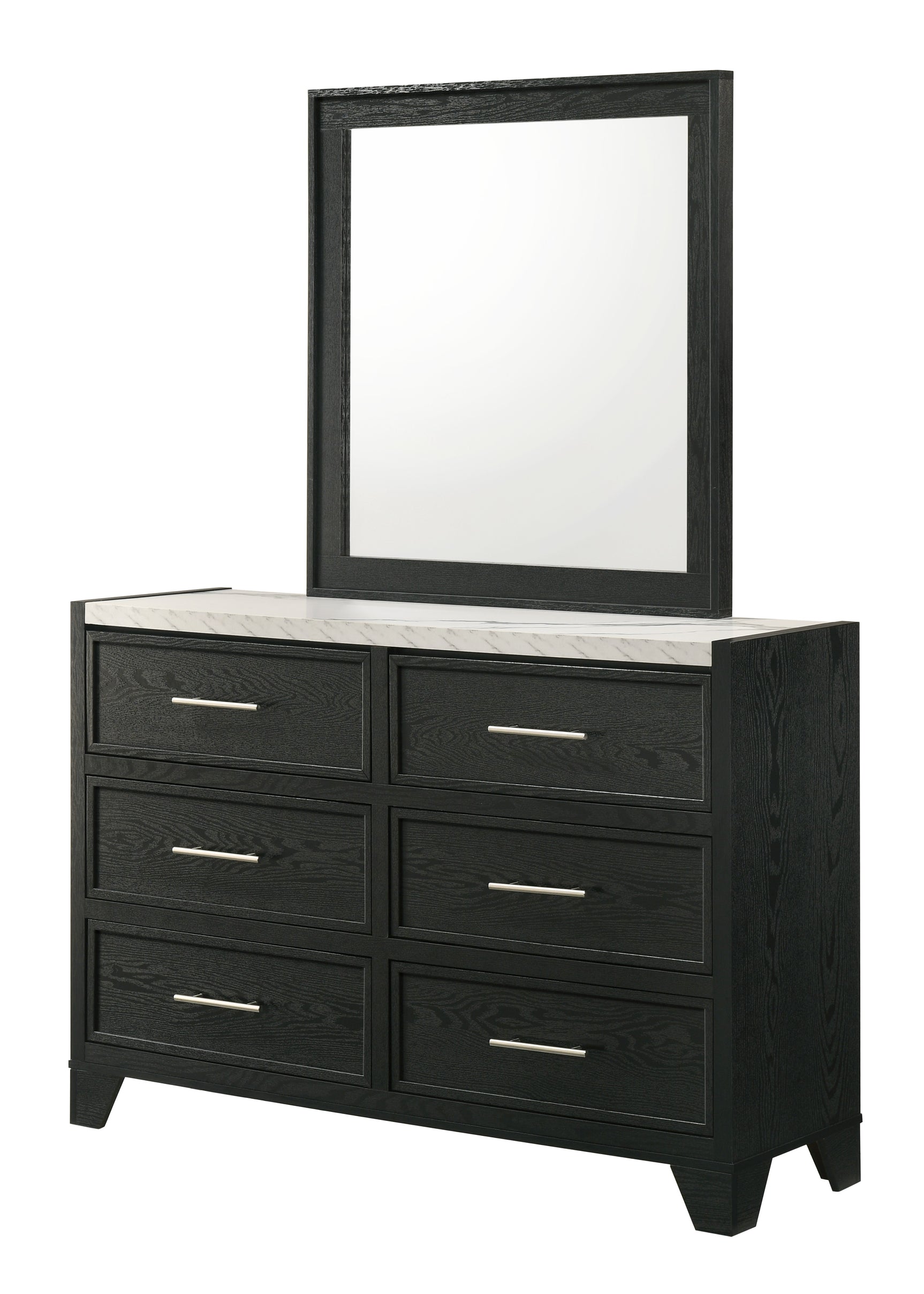 Lamar Black Panel Bedroom Set - Ornate Home