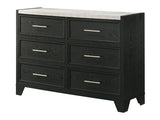 Lamar Black/White Dresser - Ornate Home