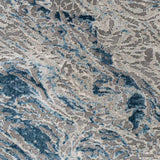 Lambton Blue Marble Area Rug - Clearance - Ornate Home
