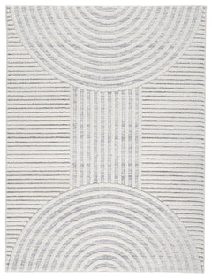Lambworth Gray/Cream Large Rug - Ornate Home