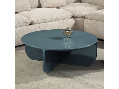 Lamond Teal High Gloss Coffee Table - Ornate Home