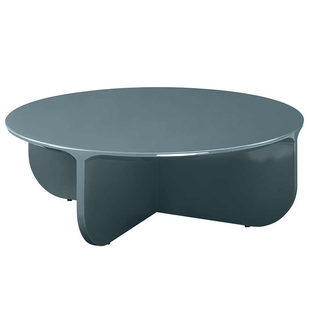 Lamond Teal High Gloss Coffee Table - Ornate Home