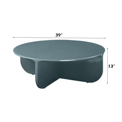 Lamond Teal High Gloss Coffee Table - Ornate Home