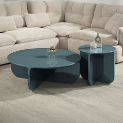 Lamond Teal High Gloss Coffee Table - Ornate Home