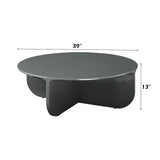 Lamond Teal High Gloss Coffee Table - Ornate Home