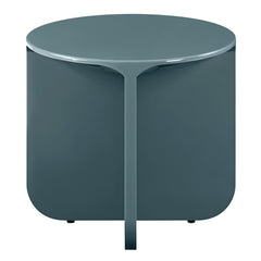 Lamond Teal High Gloss End Table - Ornate Home