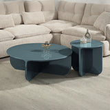 Lamond Teal High Gloss End Table - Ornate Home