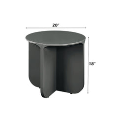 Lamond Teal High Gloss End Table - Ornate Home