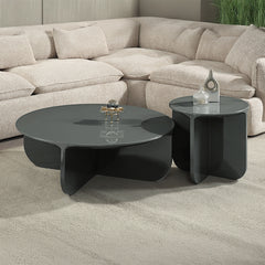 Lamond Teal High Gloss End Table - Ornate Home