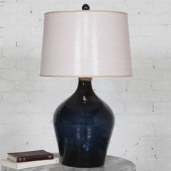 Lamone Blue Glass Lamp - Ornate Home