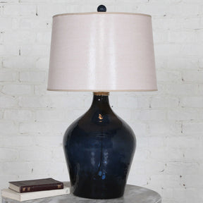 Lamone Blue Glass Lamp - Ornate Home