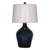 Lamone Blue Glass Lamp - Ornate Home