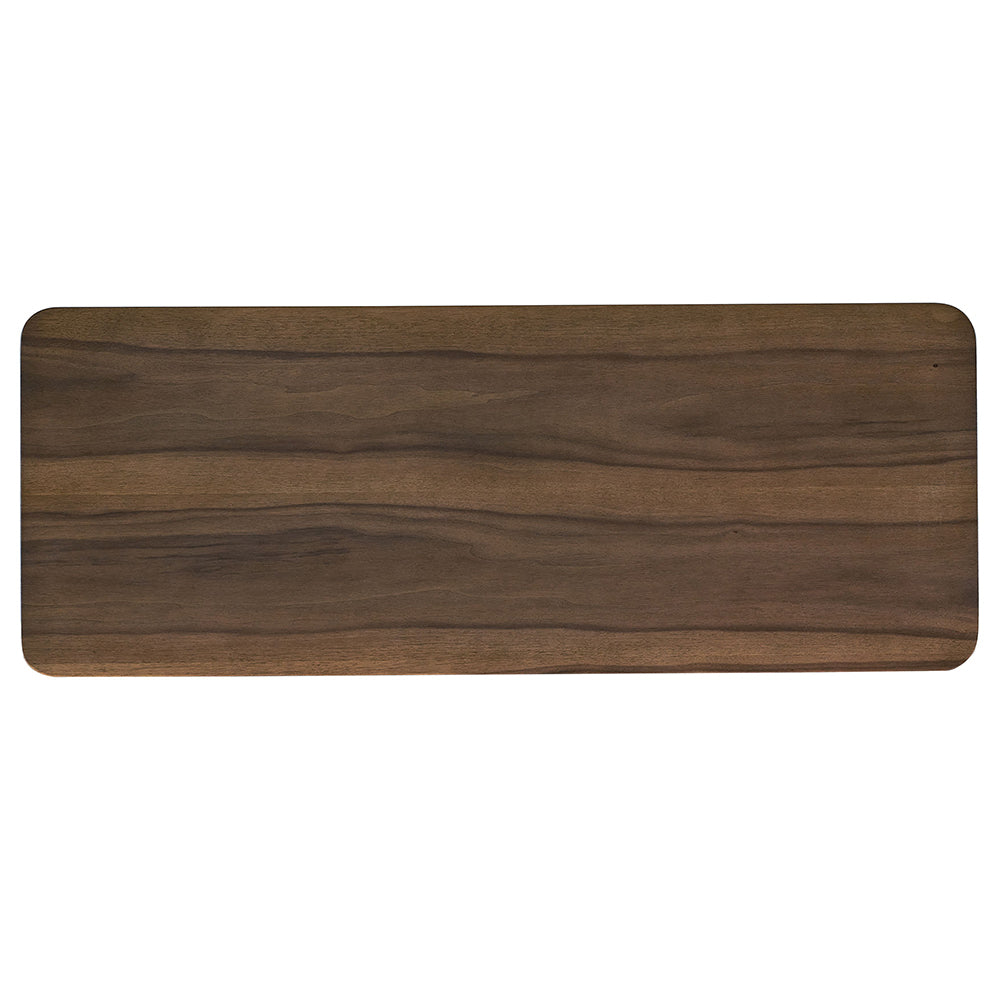 Lamonte Walnut Sofa Table w/Shelf - Ornate Home