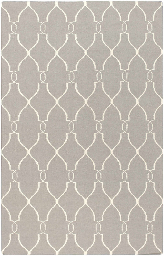 Lamy Beige Trellis Wool Rug - Clearance - Ornate Home
