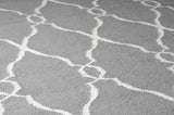 Lamy Beige Trellis Wool Rug - Clearance - Ornate Home