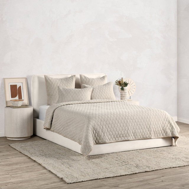 Lana Natural Quilt Collection - Ornate Home