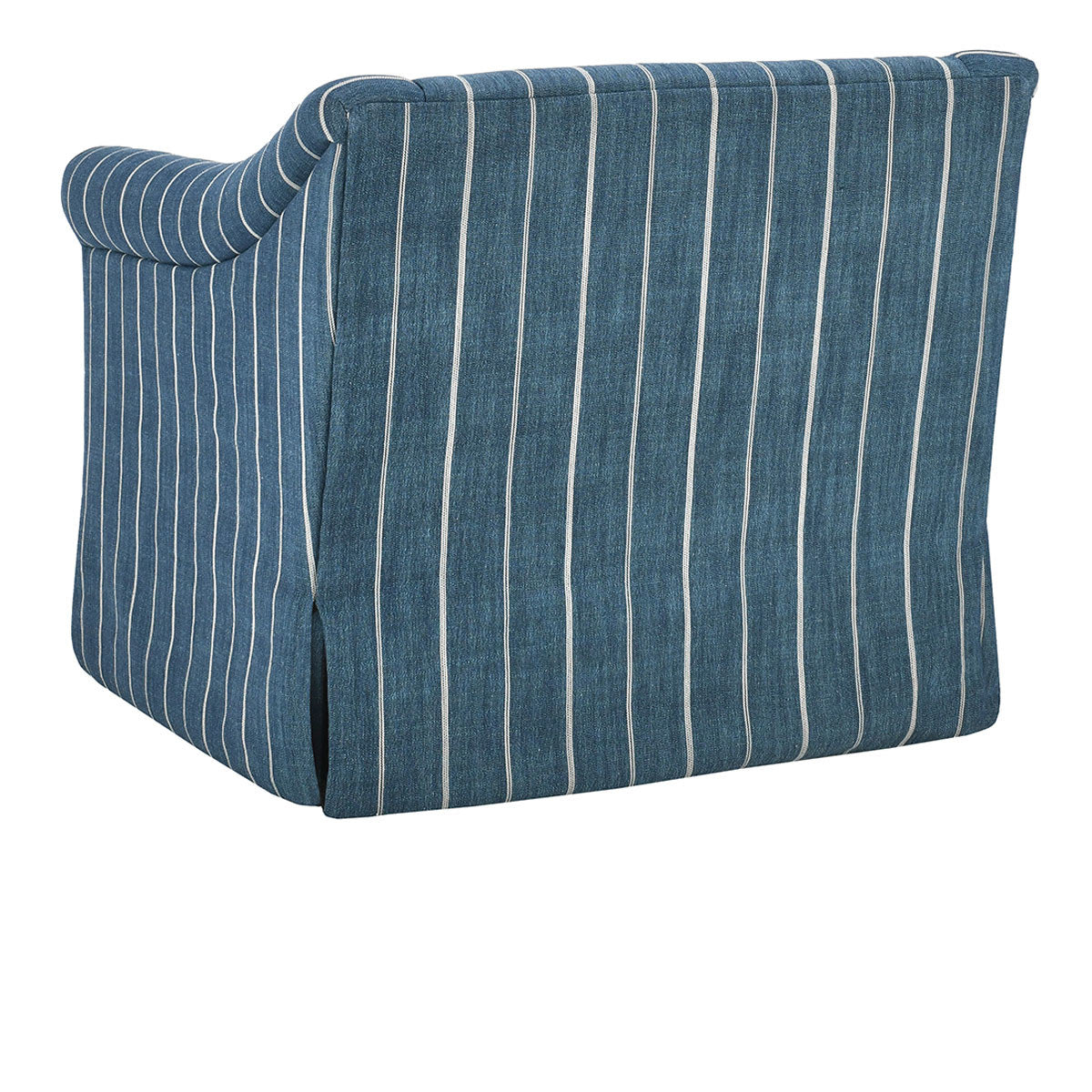 Lana Navy Blue Swivel Chair - Ornate Home