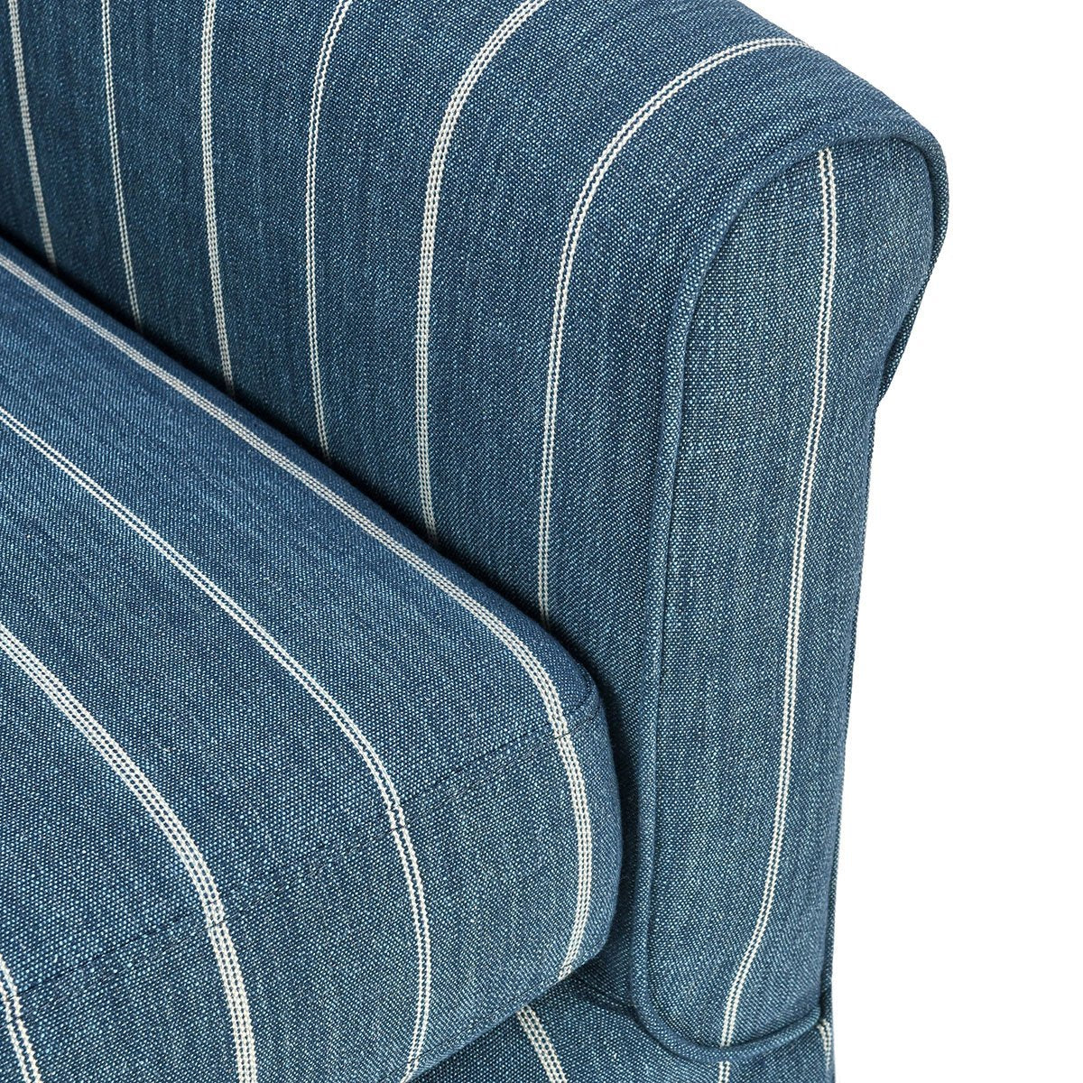Lana Navy Blue Swivel Chair - Ornate Home