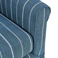 Lana Navy Blue Swivel Chair - Ornate Home