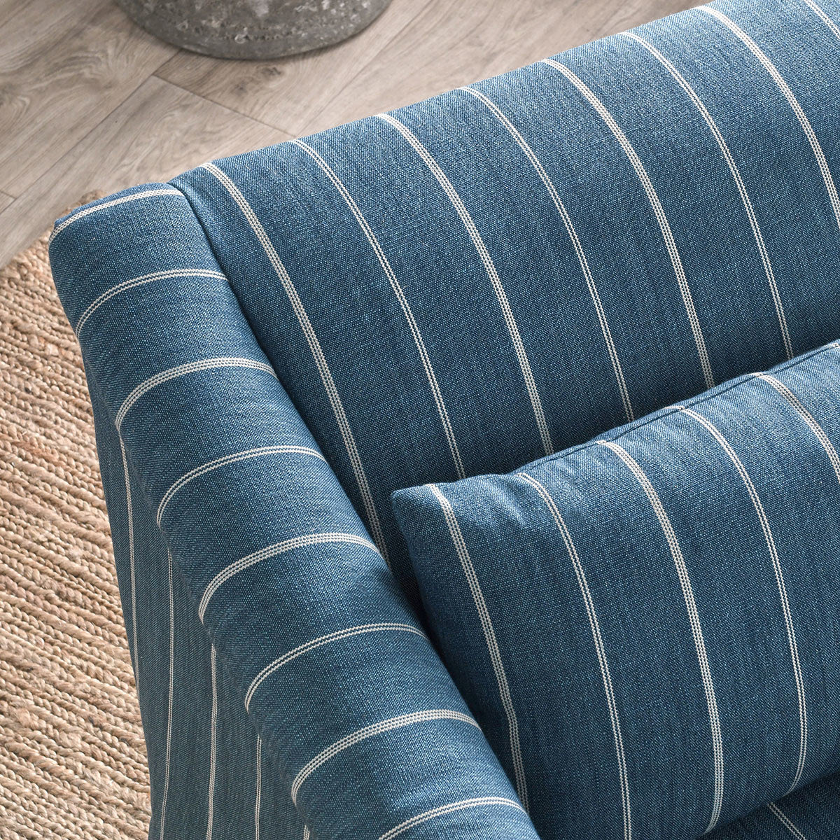 Lana Navy Blue Swivel Chair - Ornate Home