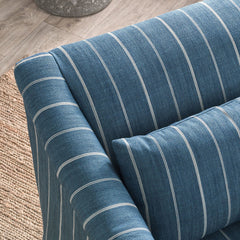 Lana Navy Blue Swivel Chair - Ornate Home