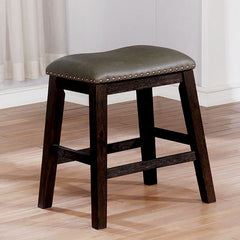 Lana Walnut/Gray Counter Height Barstool - Ornate Home