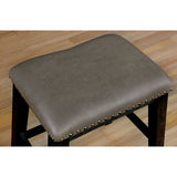 Lana Walnut/Gray Counter Height Barstool - Ornate Home