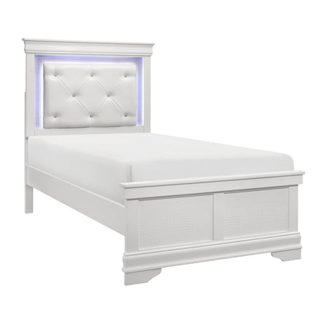 Lana White 4-piece Twin Bedroom Set - Ornate Home
