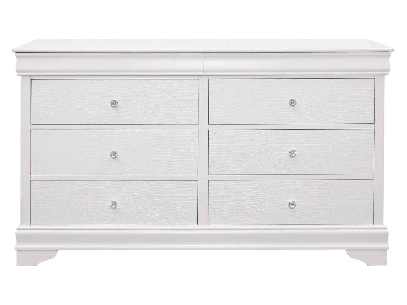 Lana White Dresser - Ornate Home