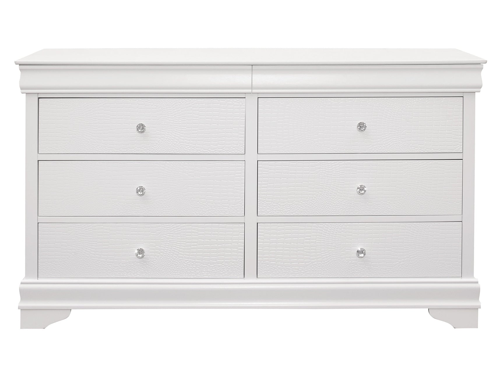 Lana White Dresser - Ornate Home