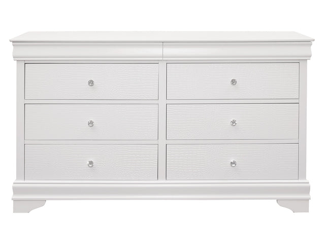 Lana White Dresser - Ornate Home