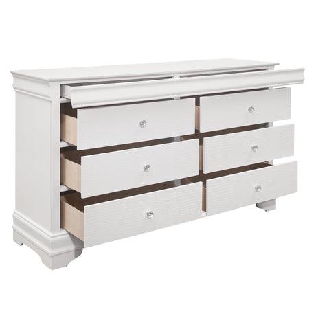 Lana White Dresser - Ornate Home